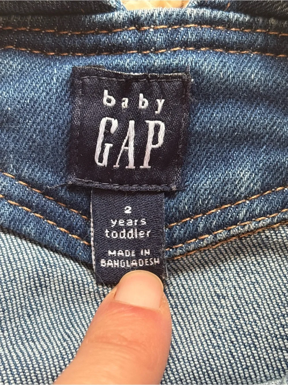 Baby GAP Denim Overalls Ruffle Straps 2T